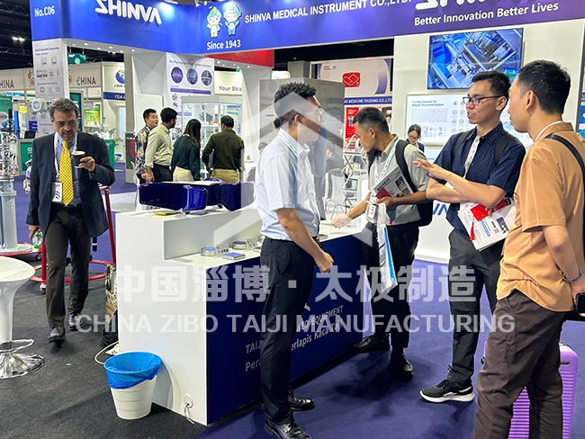 太極搪玻璃設(shè)備閃耀2025世界制藥原料東南亞展覽會